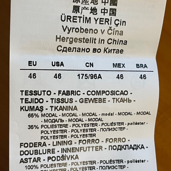 *NWT* Emporio Armani Black Jacket w/Asymmetrical hem - Picture 12 of 16